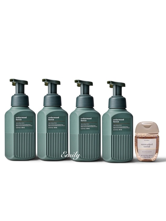 Bath & Body Works Other - NEW 4X Bath & Body Works Cedarwood Forest Foaming Hand Soap 8.75 fl oz Set